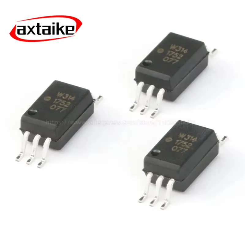 10PCS ACPL-W314-500E ACPL-W314 W314 SMD-6 SOP ACPL-W314-000E 0.6 Amp Output Current IGBT Gate Driver Optocoupler IC
