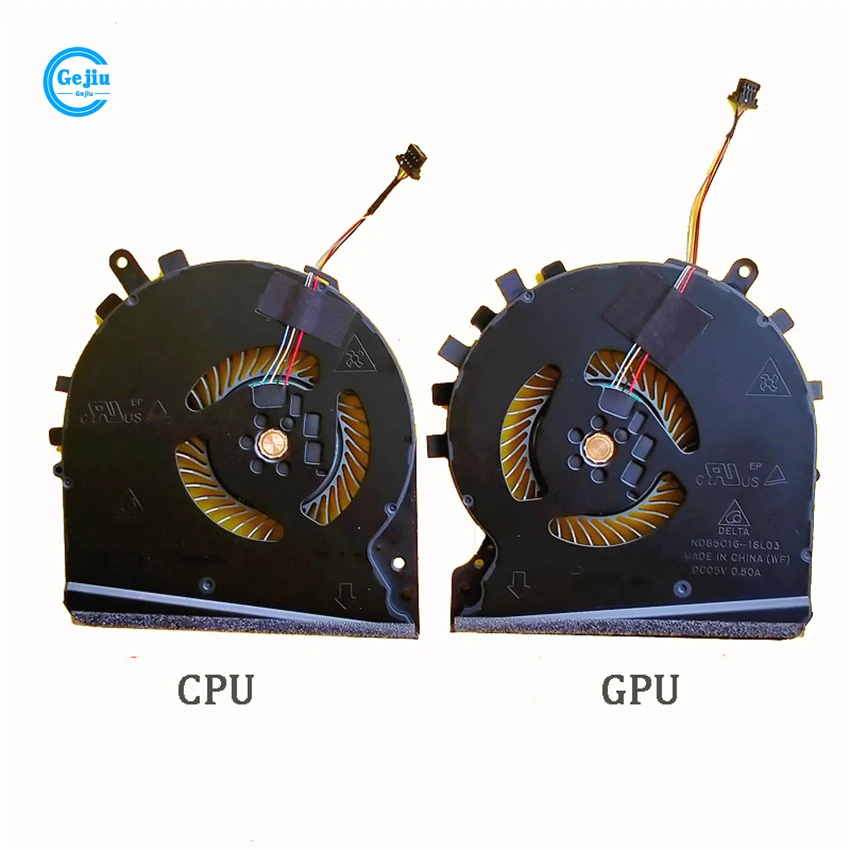 

NEW ORIGINAL Laptop CPU GPU Cooling Fan 15-DK For HP 5 TPN-C141