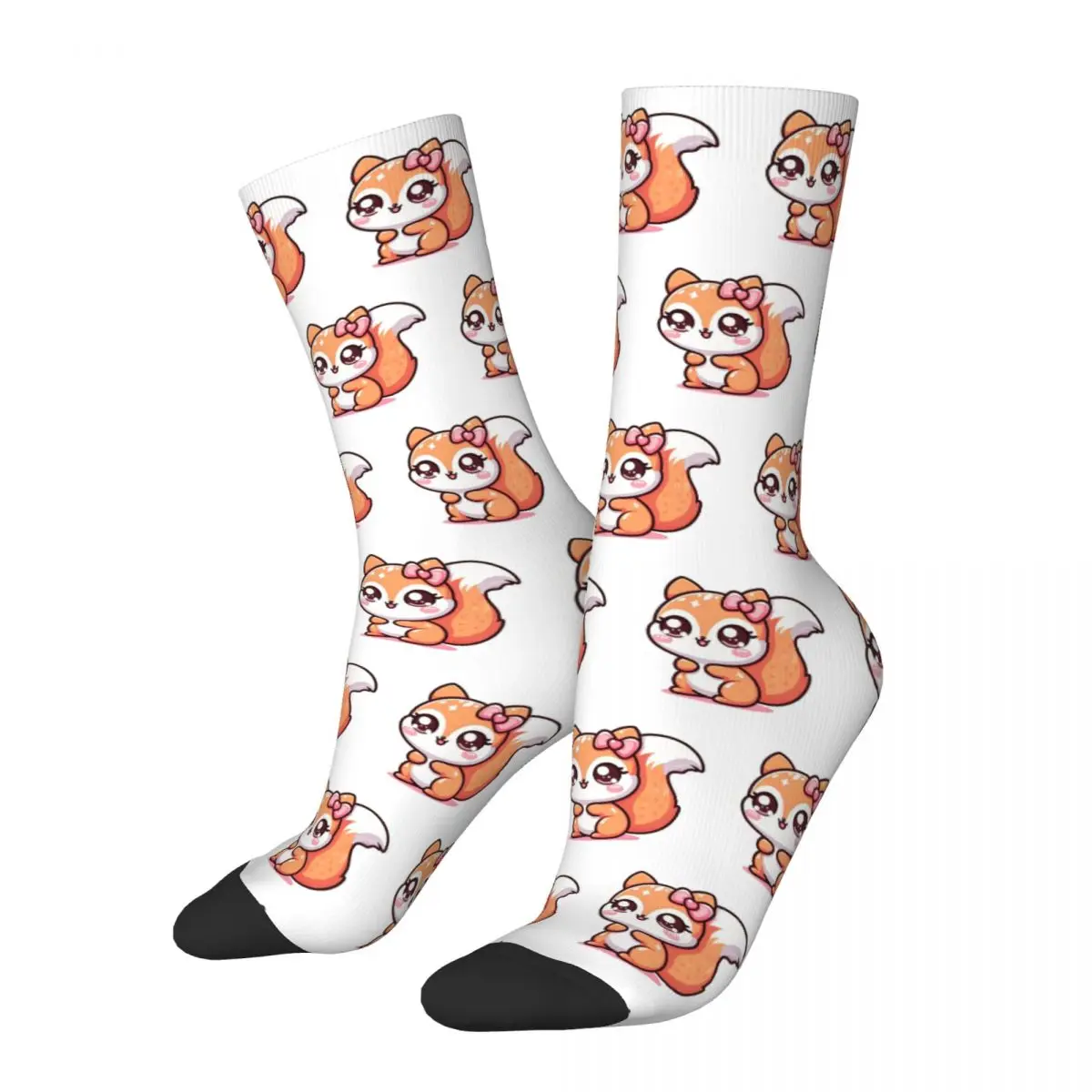 Adorable Kawaii Squirrel Socks Harajuku High Quality Stockings All Season Long Socks Accessories for Unisex Birthday Present