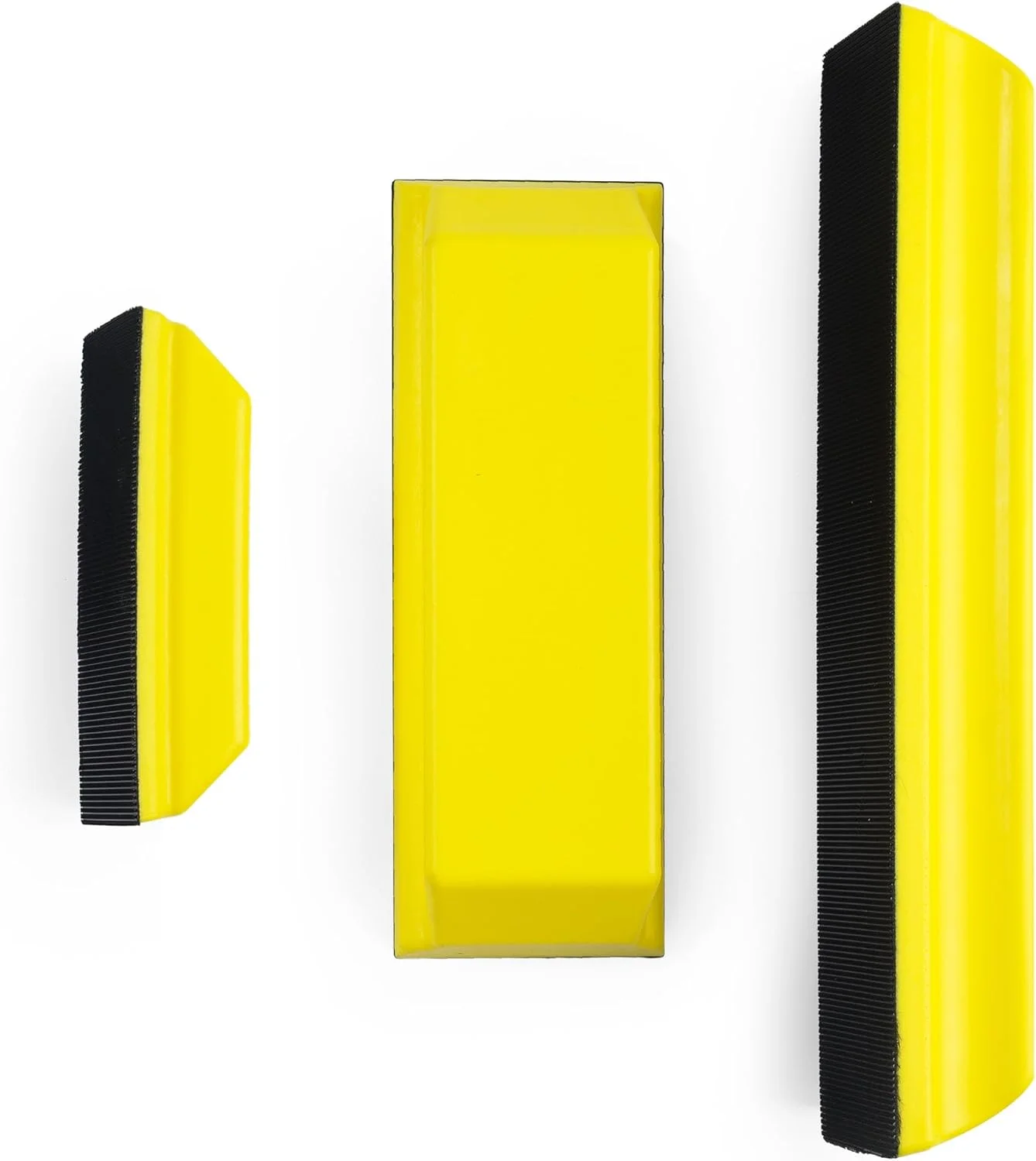 

Hook Loop Sanding Blocks Kit Furniture Restoration Includes 5\" 7-3/4\" 10\" PU Backing Hand Sanding Blocks Home Arts Polishing