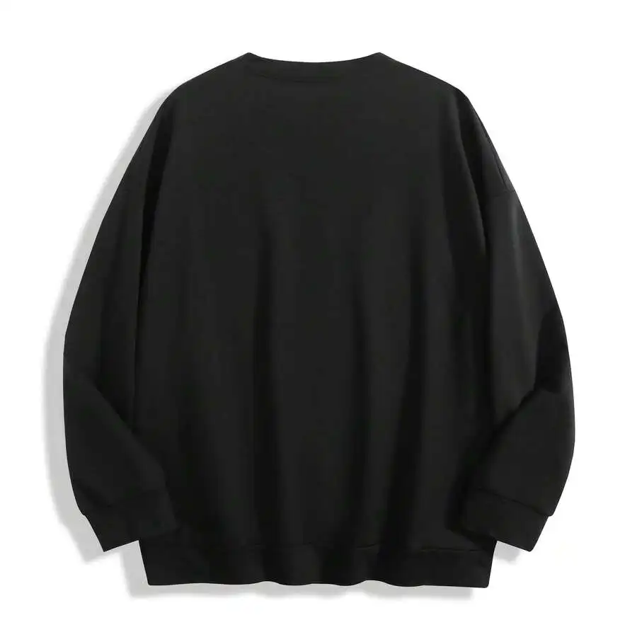 Drop Shoulder Women Oversized Pullover Sweatshirt, Crew Neck Long Sleeve Streetwear Top, Casual Fashion Jumper For Spring Autumn Ladies Everyday Outfit