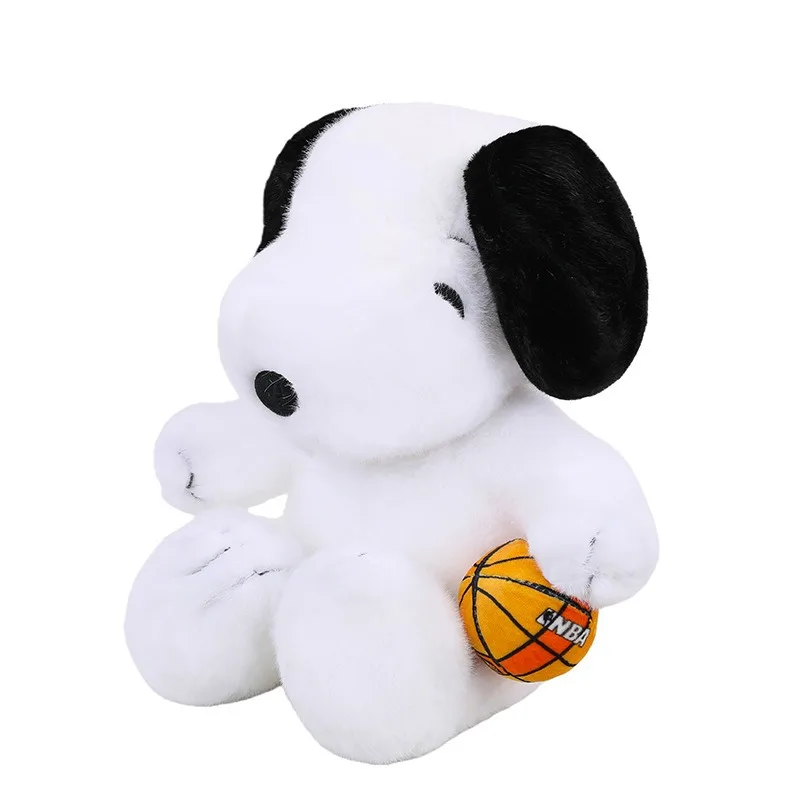 Miniso 2026 جديد Kawaii الإبداعية كرة القدم سنوبي وسادة أفخم دمية أفضل هدية عيد ميلاد للأصدقاء سنوبي ديكور المنزل #3