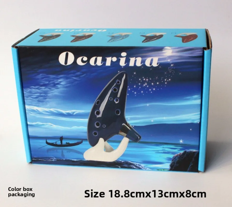 Lenda do Tempo Flauta Alto de Cedro Ocarina de 12 Buracos