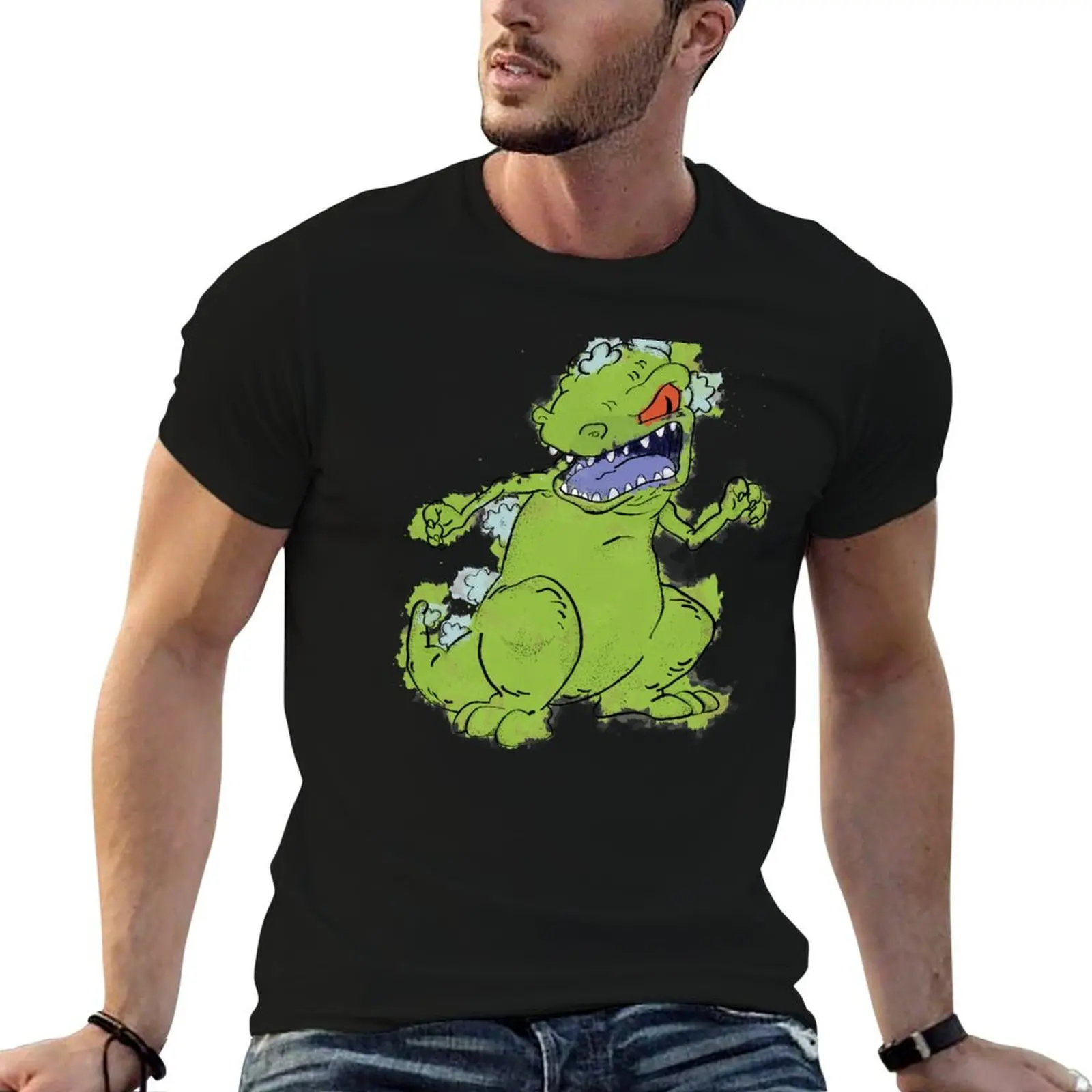 

T-Shirt t for heavy cotton Reptar man shirt Color cotton man t shirts pack