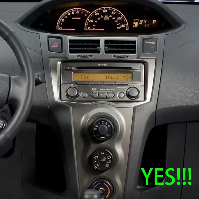 7'' For Toyota Yaris 2007-2011 Car Radio Camera Navi BT Image Wifi Google Map Android 15 Auto FM GPS Head Unit Reversing 4G SIM