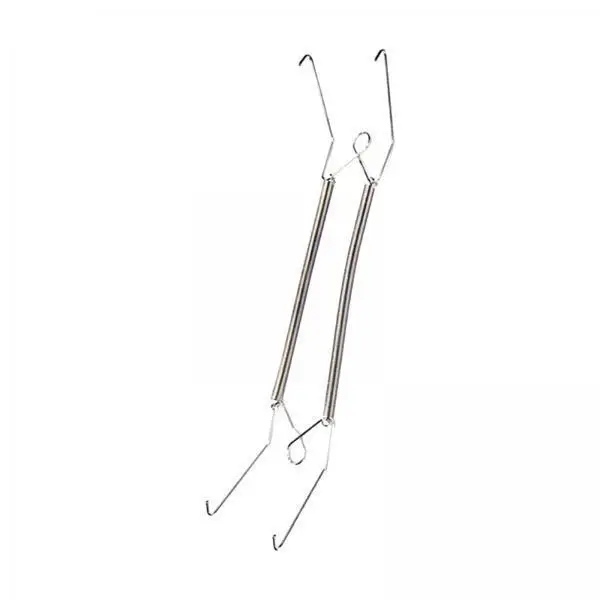 Wall Plate Hanger Stainless Steel Invisible Hook Decorative Plate Holder for Display Spring Loaded Hanging Wire for Home Decor