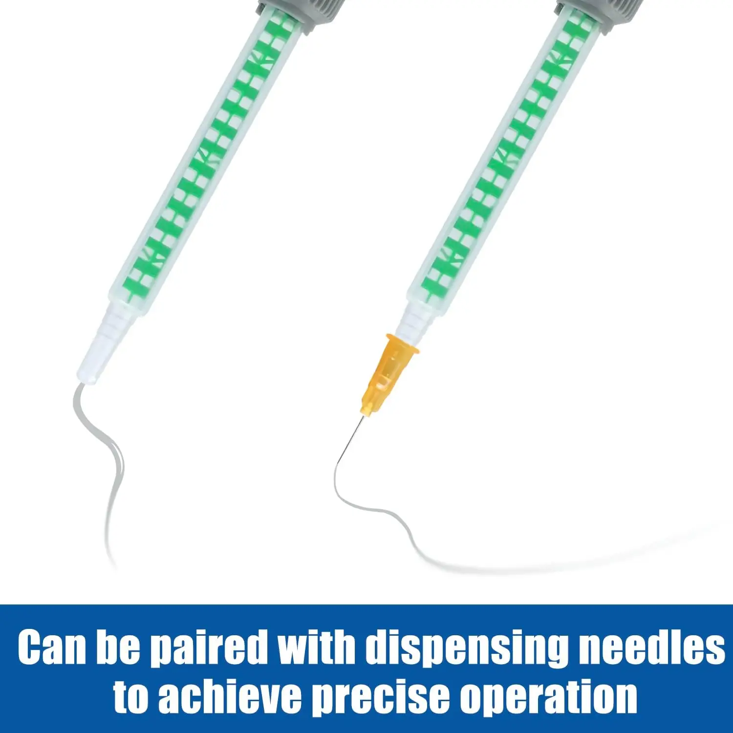 20 pces/50 pces bocal de mistura de adesivo epóxi bocal de mistura estática mb6-16 tubo de mistura (1:1 relação) para pistola de cola ab misturador líquido