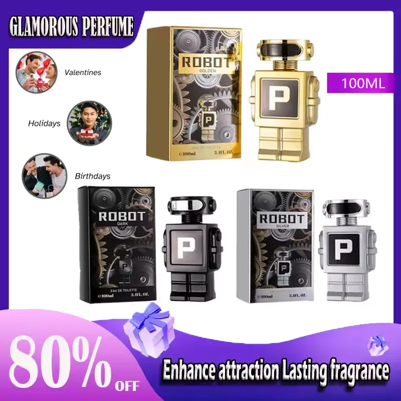 Perfume de 100ml para Hombre, Perfumes originales de alta calidad para Robots de Colonia, el Robot parece olor, regalo de colección adecuado de larga duración