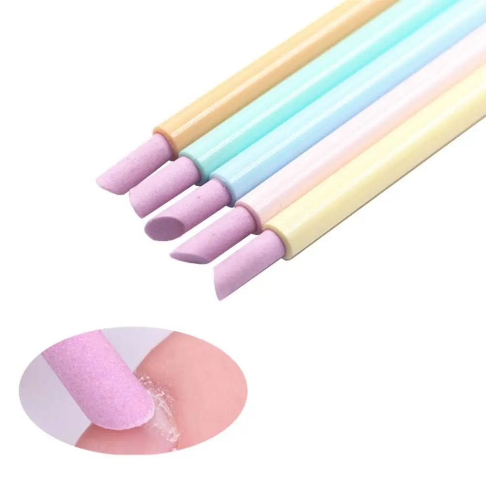 2Pcs Dead Skin Fork Cuticle Pusher Nail Trimmer Pedicure Tool Stainless Steel Non Slip Handle Manicure Set Dead Skin Remover