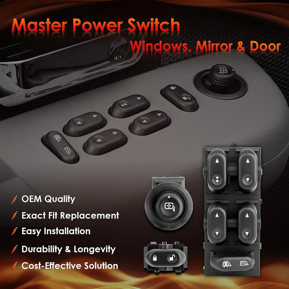 For Ford F-150 Lincoln Mark LT 2006 2007 2008 Electric Power Window Switch Driver Side Mirror Door Lock Control Button Parts