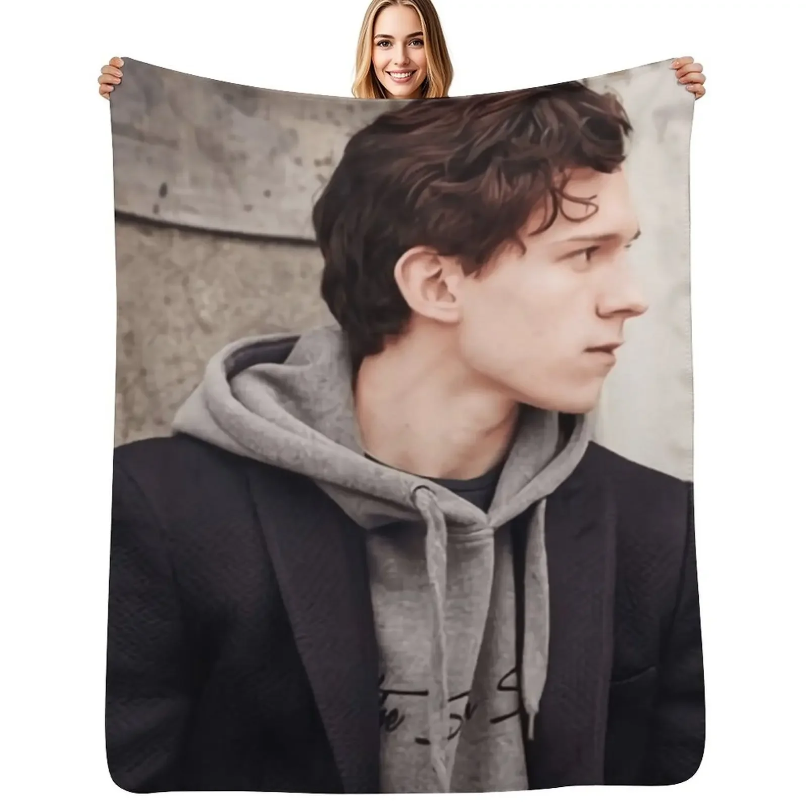 

Tom holland is cool Throw Blanket blankets ands Blankets For Bed Luxury St Summer Beddings Blanket