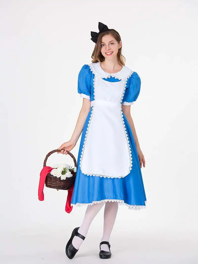Adult loween Costume Alice in Wonderland Cosplay Anime Ma Women's Traditional Chinese Clothing Spring  Collection