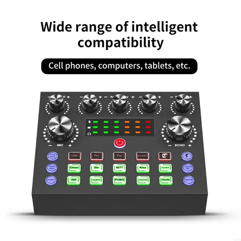 20 كيلوبايت خلاط متعدد الوظائف في الهواء الطلق بطاقة الصوت المتوافقة مع بطاقة الصوت الرقمية للتدفق الحي في الهواء الطلق تسجيل في