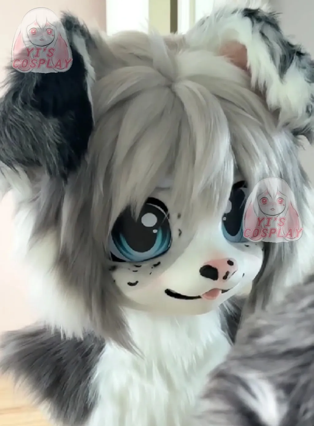 Customized Fursuit Kemono Head Handmade Custom Fursuit head Furry Kigurumi Head Yis Cosplay Kemono Headsets Beast