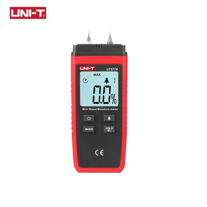 UNI-T UT377A Wood Moisture Meter Digital Hygrometer Humidity Tester For Wood Data Hold