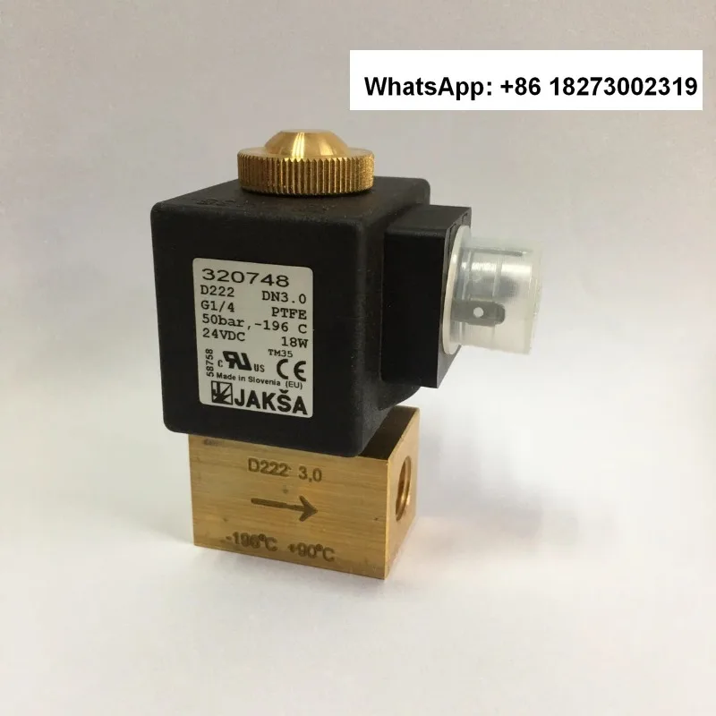 JAKSA D222 320586 320748 Ultra low temperature and high pressure liquid nitrogen solenoid valve