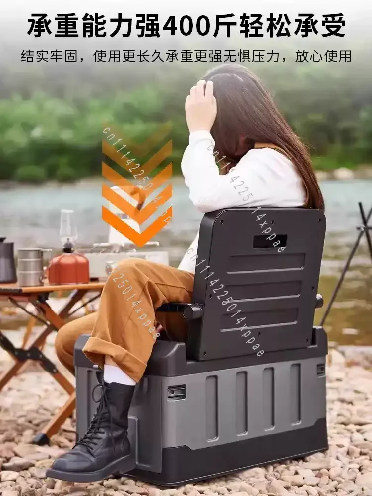 For Camping Picnic Fishing Foldable Car Trunk Storage Box Seatable for Adults Multi-purpose Organizer Container