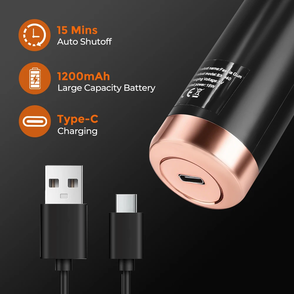 الذكية الكوع فآسيا بندقية 3 طرق و 6 التروس قابل للتعديل الأنسجة العميقة كامل الجسم الظهر العضلات الاسترخاء تدليك قرع المطرقة