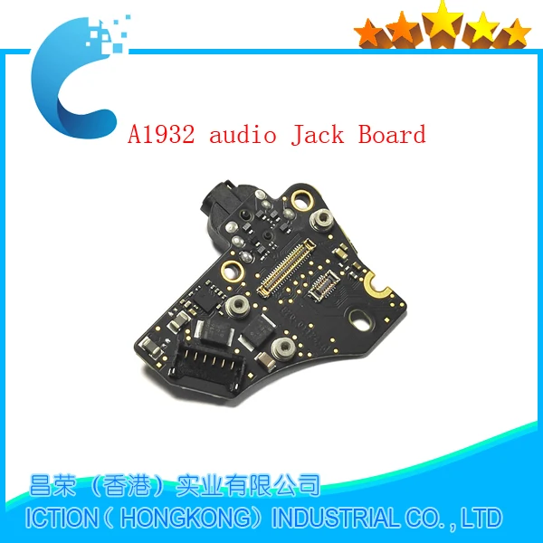 Laptop New A1932 Headphone Audio Jack Board With Flex Cable for MacBook Air Retina 13