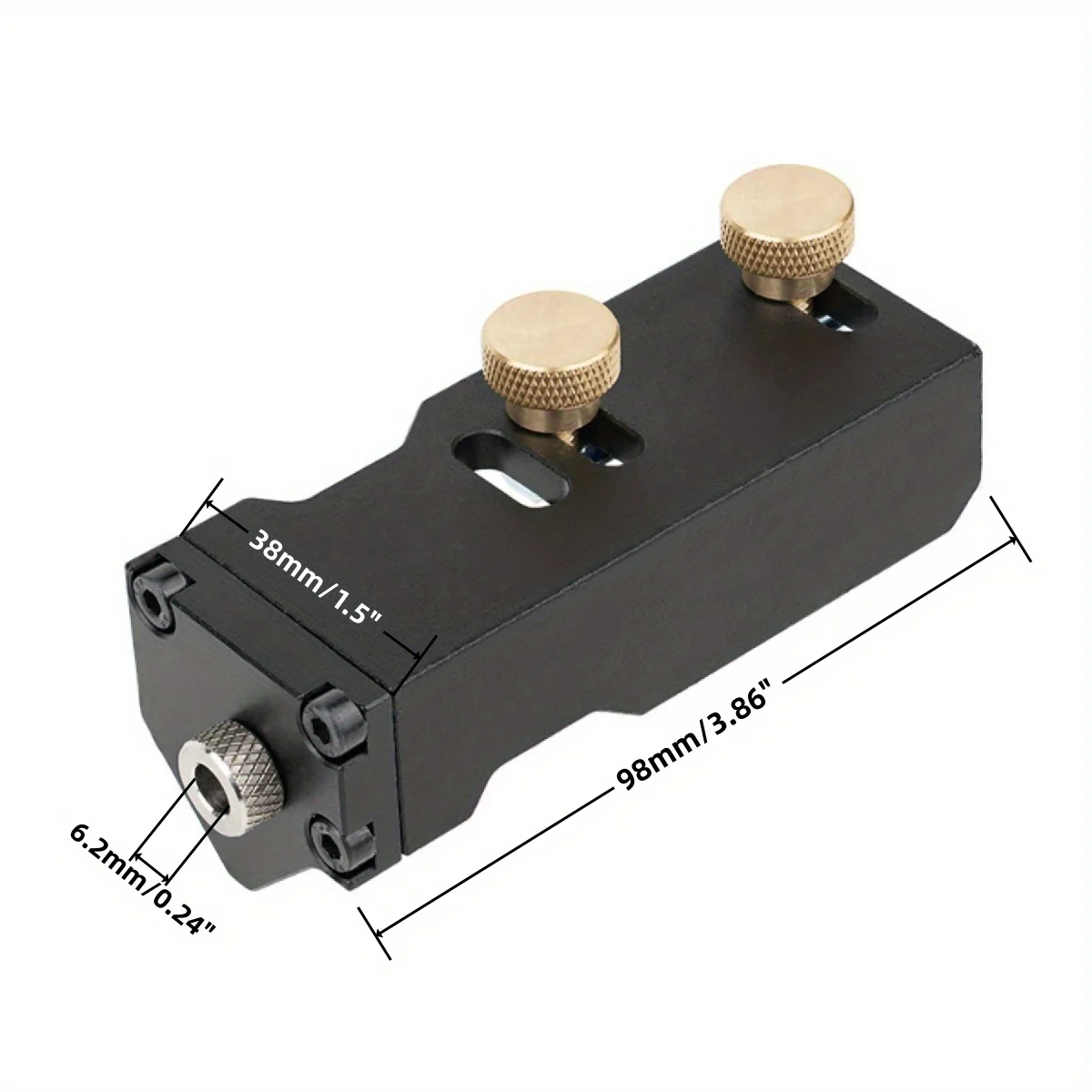 Strumento ausiliario Filettatura manuale Mobili fai-da-te Toccando manuale compatto Localizzatore di maschere versatile per profili in alluminio di tipo 20/30/40