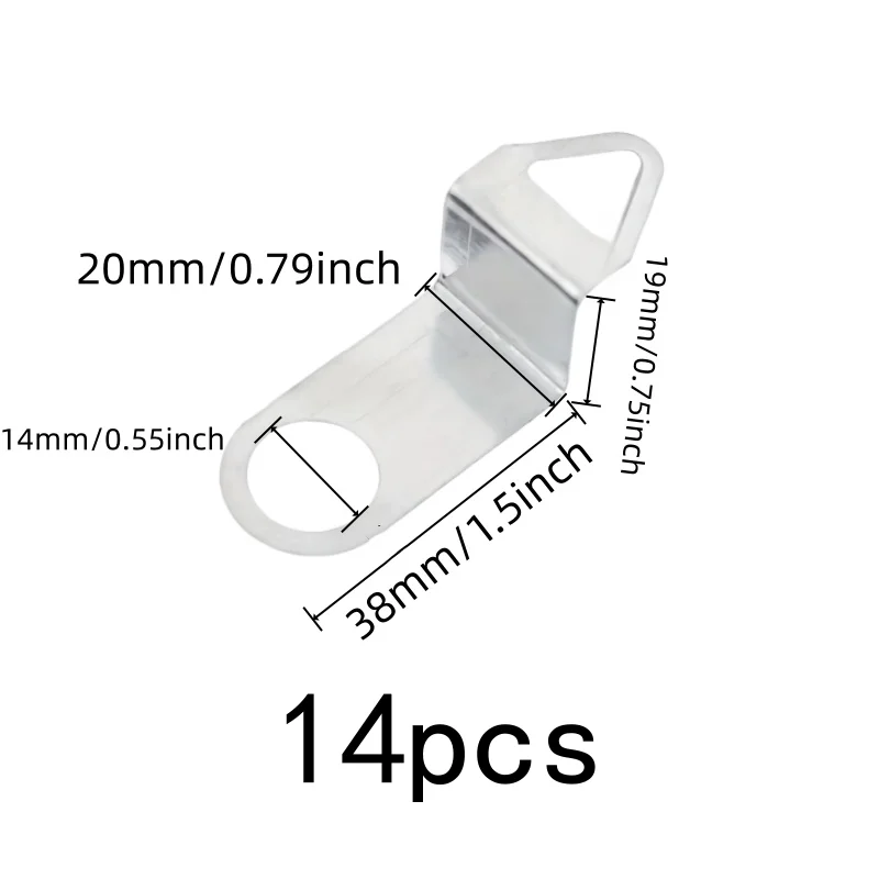 14 pcs Quartz Clock Hangers, Easy Screw Installation for DIY Wall Clock Making, Multipurpose, Versatile