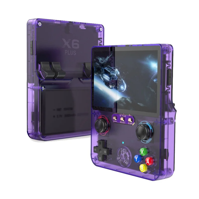 

SQPP-X6 Plus Handheld Video Game Console 4.0'' IPS Screen Portable Handheld Game Player 20000+ Games Handheld Game Console E