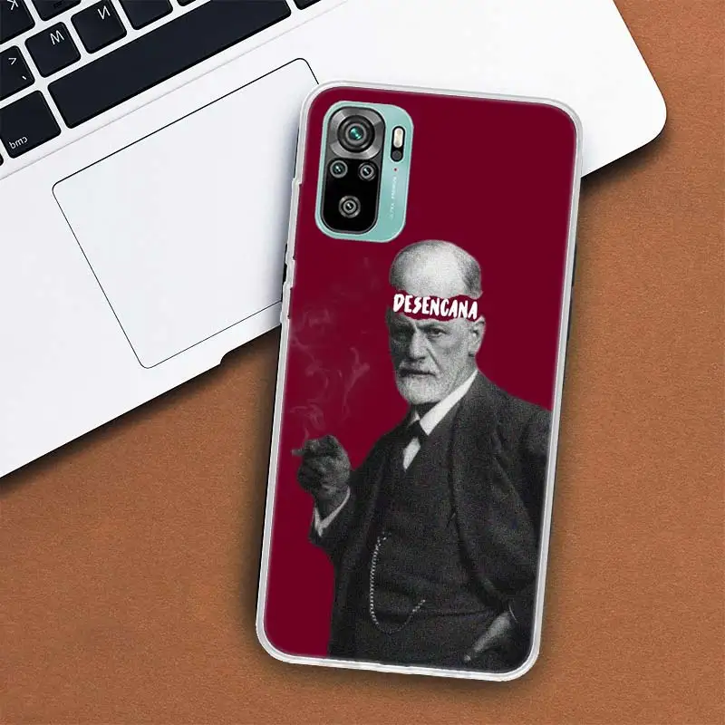 Sigmund Freud founder of psychoanalysis Phone Case For Xiaomi Poco M3 M4 M5 M5S X3 GT X4 NFC X5 X6 Pro F5 F4 F3 F2 F1 Mi CC9 Not