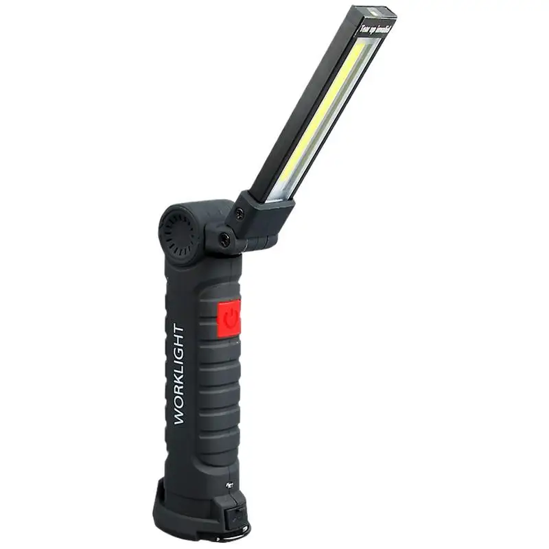 Work Light Flashlight Rechargeable LED Light Grill Light Magnetic Work Light Folding Portable Lighting For Construction Site