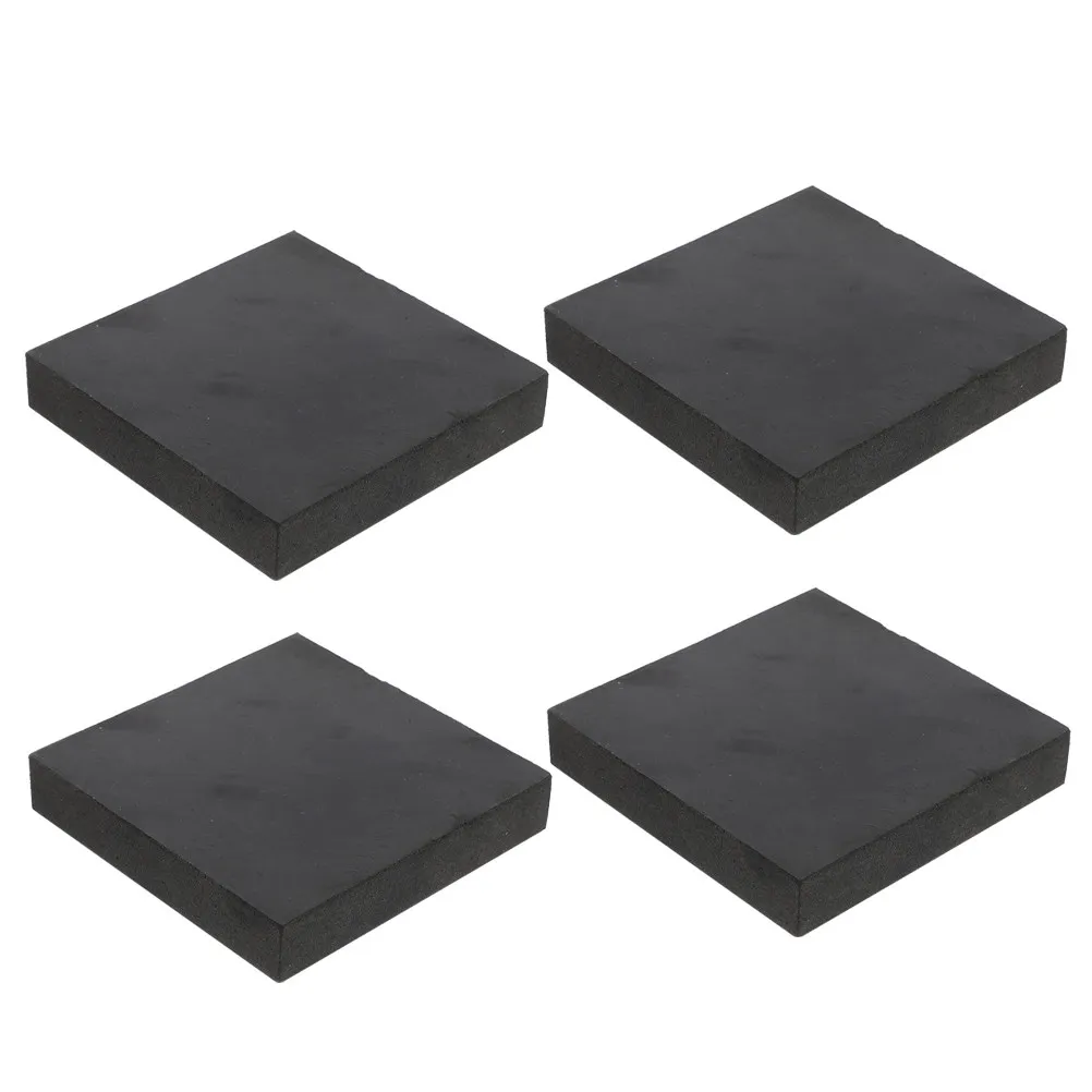4pcs-heavy-duty-rubber-isolation-pads-100x100x15mm-anti-vibration-anti-slip-for-home-gym-piano-drum-kit-desktop-speaker