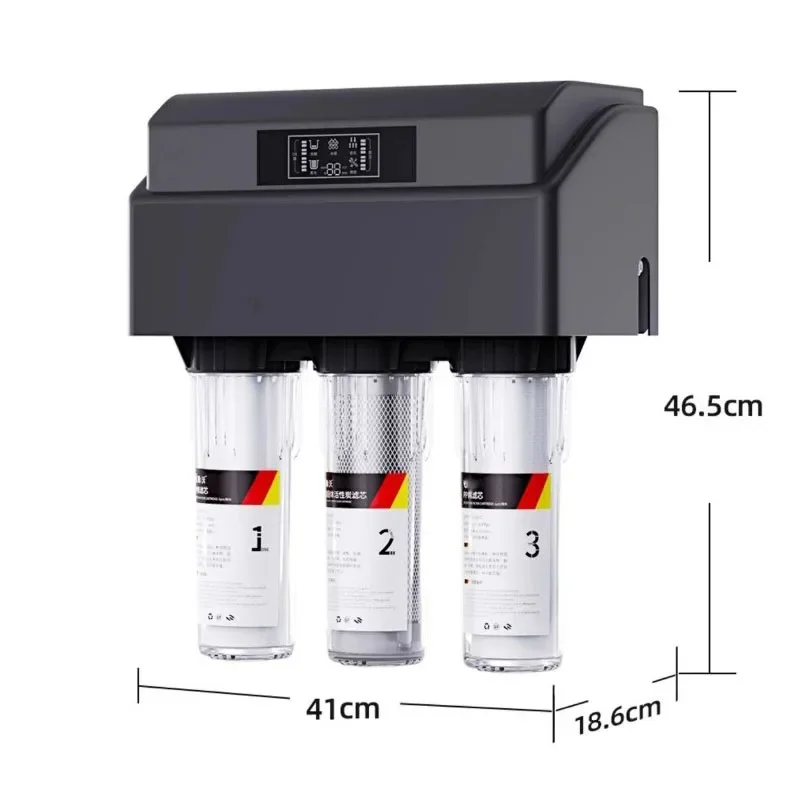 5 Stage Reverse Osmosis Water Purifier System Under Sink RO Water Filter with Digital Display Household Drinking Water Treatment