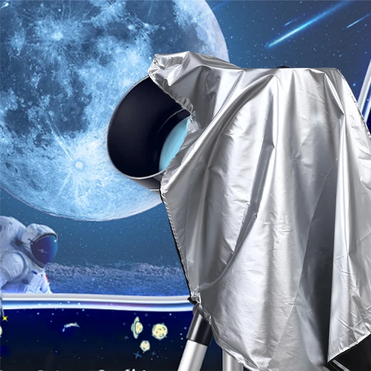 ROO Astronomical Telescope Dust Cover Telescope Outdoor Sun Protection Anti-Dew Light Damage Eclipse Observation Hood