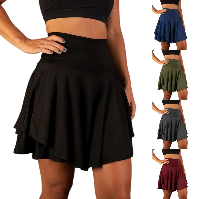 Women's Pleated Tennis Skirt with Shorts High Waist Athletic Golf Skorts Gift Dropship