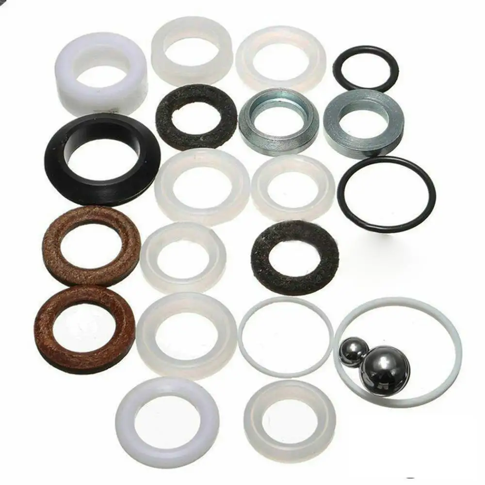 Gasket Set segel cincin 12 mm-27 mm 23 buah 390 395 490 495 595 Aksesori bermacam-macam untuk perlengkapan penyemprot cat