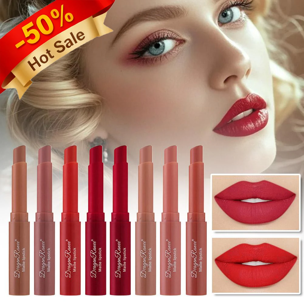 Premium Matte Lipstick Tinted Lip Balm Plumping & Moisturizing Lip Gloss Long-Lasting Creamy Formula