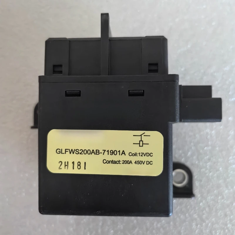 

High Voltage DC Contactor GLFWS200AB-71901A 200A 12VDC 450VDC Horizontal Installation