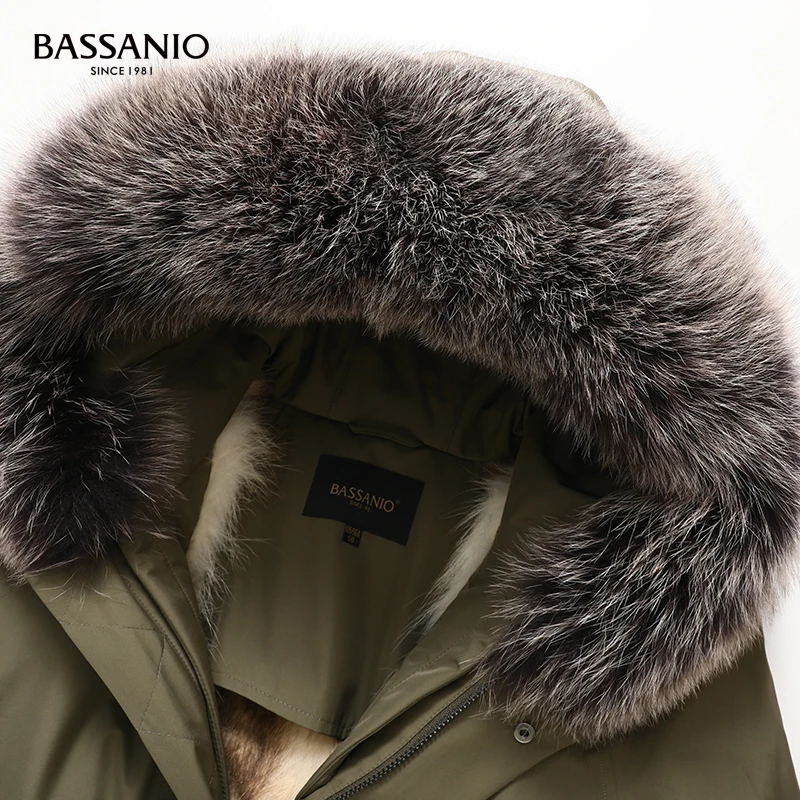 Men Winter Warm Parka Raccoon Fur Coat Real Fox Fur Collar Hooded Thick Coat