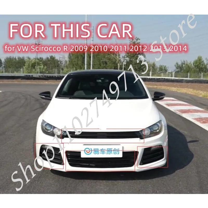 Auto Front Left Right Bumper Fog Light Lamp Grill Daytime Running Light for VW Scirocco R 2009 2010 2011 2012 2013 2014