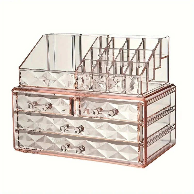 Netroots mit der Kosmetikbox im gleichen Stil, transparente Staub-Desktop-Schublade, Make-up-Box