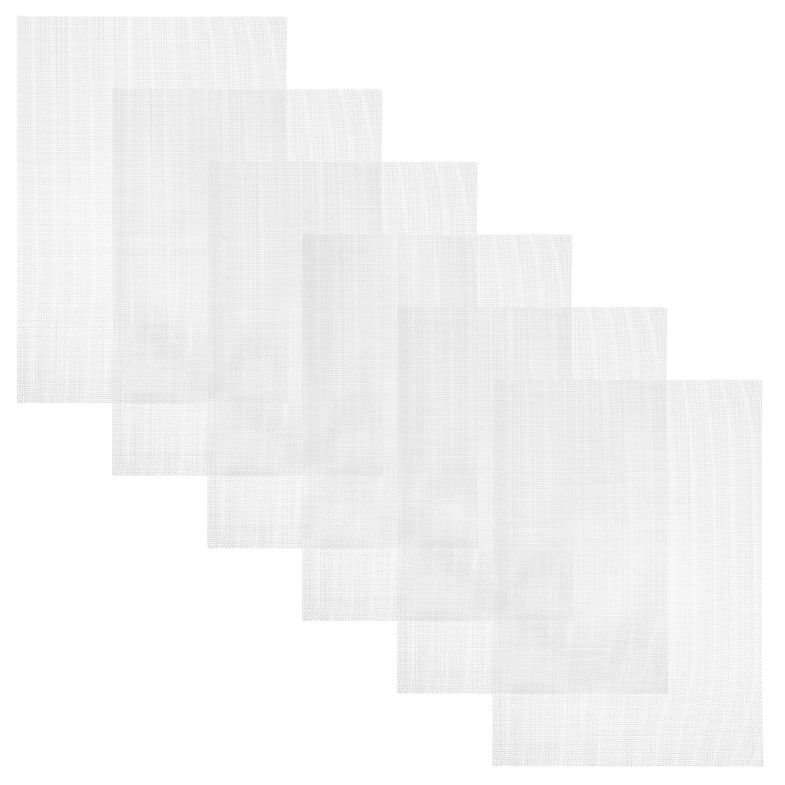 

6 Sheets Stainless Steel Wire Mesh Garden Patio Screen Patch Radiator 304 Screens Industrial