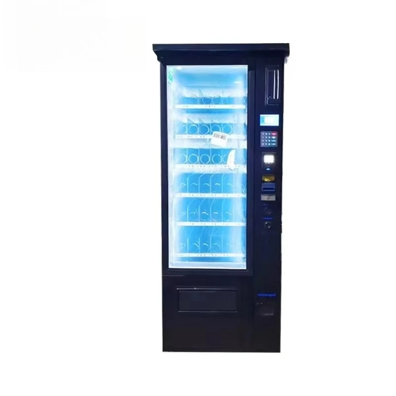 Beverage vending machine with bottled beverage food wine Customized size Smart snack and