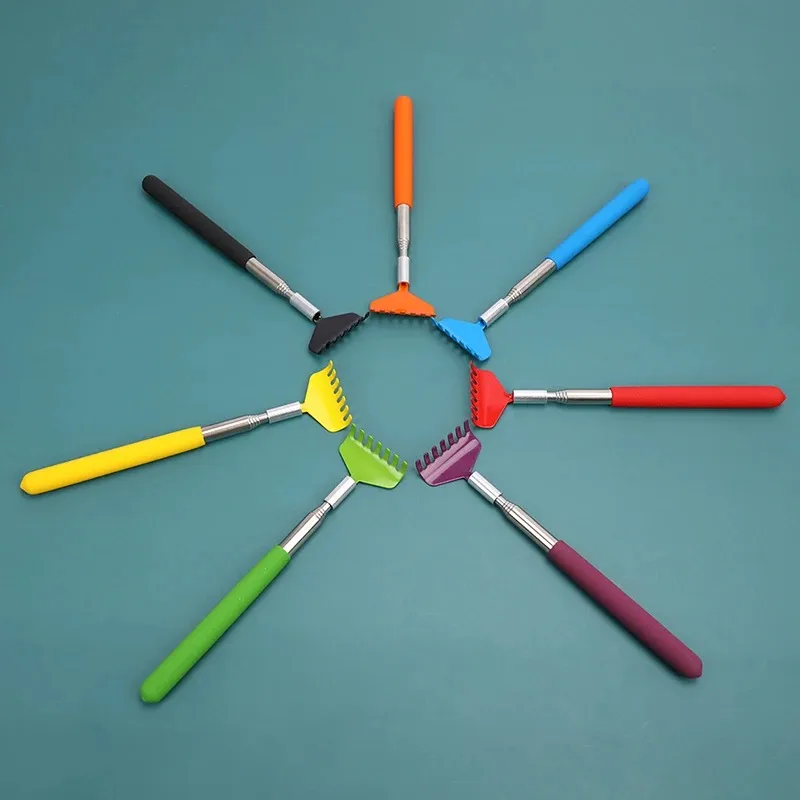 Телескопический скребок для спины, выдвижной массажный коготь для спины, скребок для массажа, расслабляющий скребок для спины, инструмент для снятия стрельбы