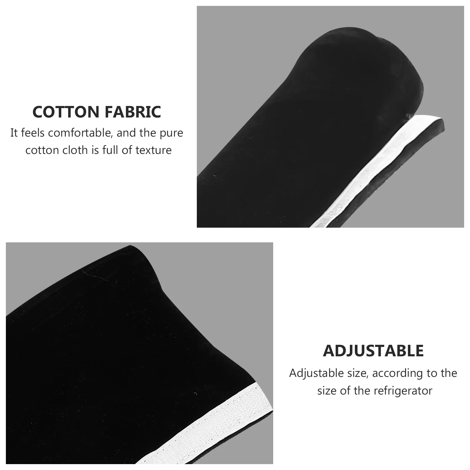 

2 Pieces Refrigerator Door Handle Cover Cotton Winter Protector Kitchen Appliance Handle Wrap Cloth Home Appliance Cover