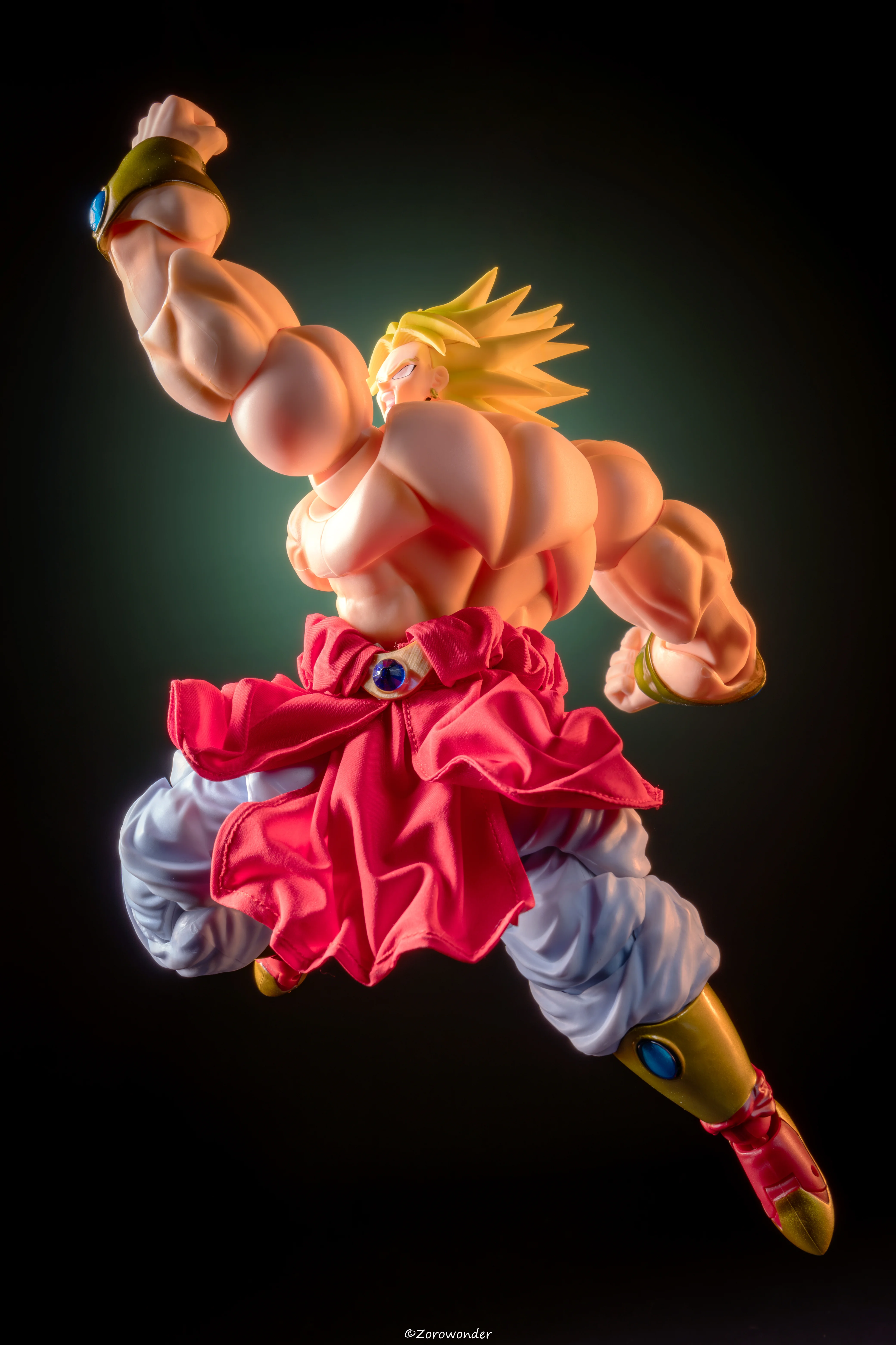 Auf Lager Bandai Kong Dragon Ball Broly Rock Saum Super Saiyajin Broly Rock Saum Kleidung Anime Action-figuren Spielzeug Geschenke