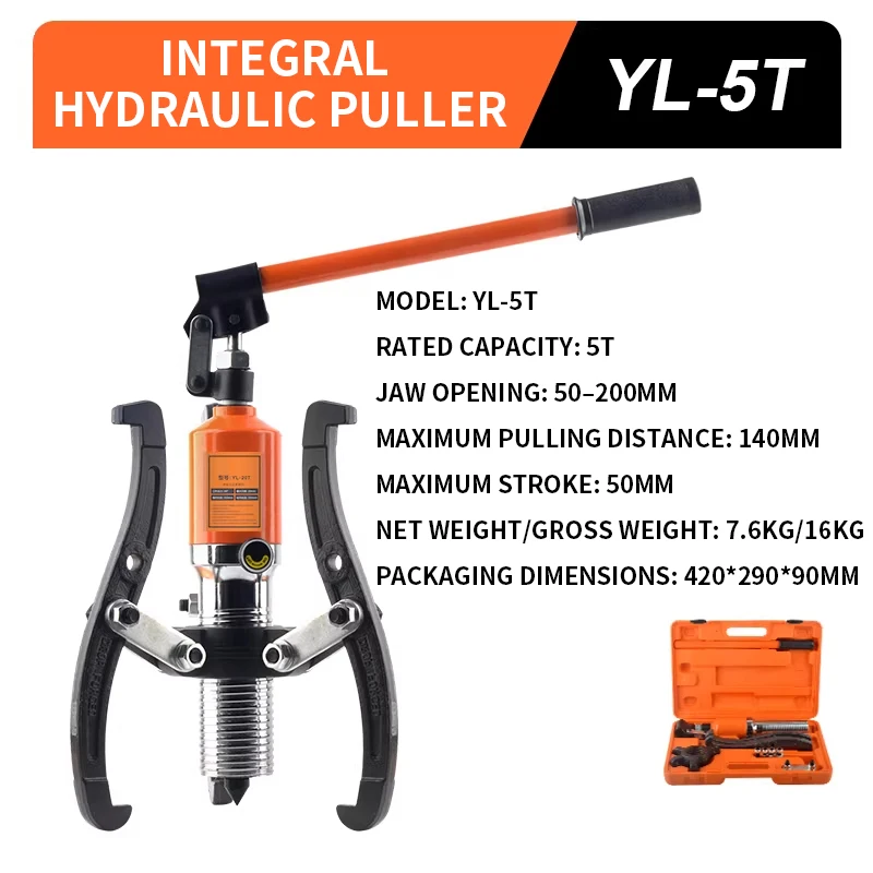 

Интегрированный гидравлический съемник разъемного типа с ручным насосом CP-700, для извлечения втулок шестерен и валов, ремонт гидравлического оборудования