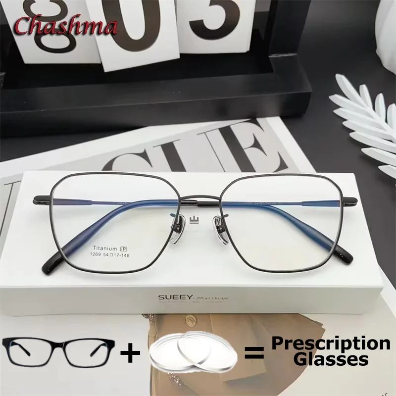 

Women Optical Prescription Glasses Anti Blue Ray Square Myopia Lens Multifocal Progressive Glass Fashion Spectacle for Men