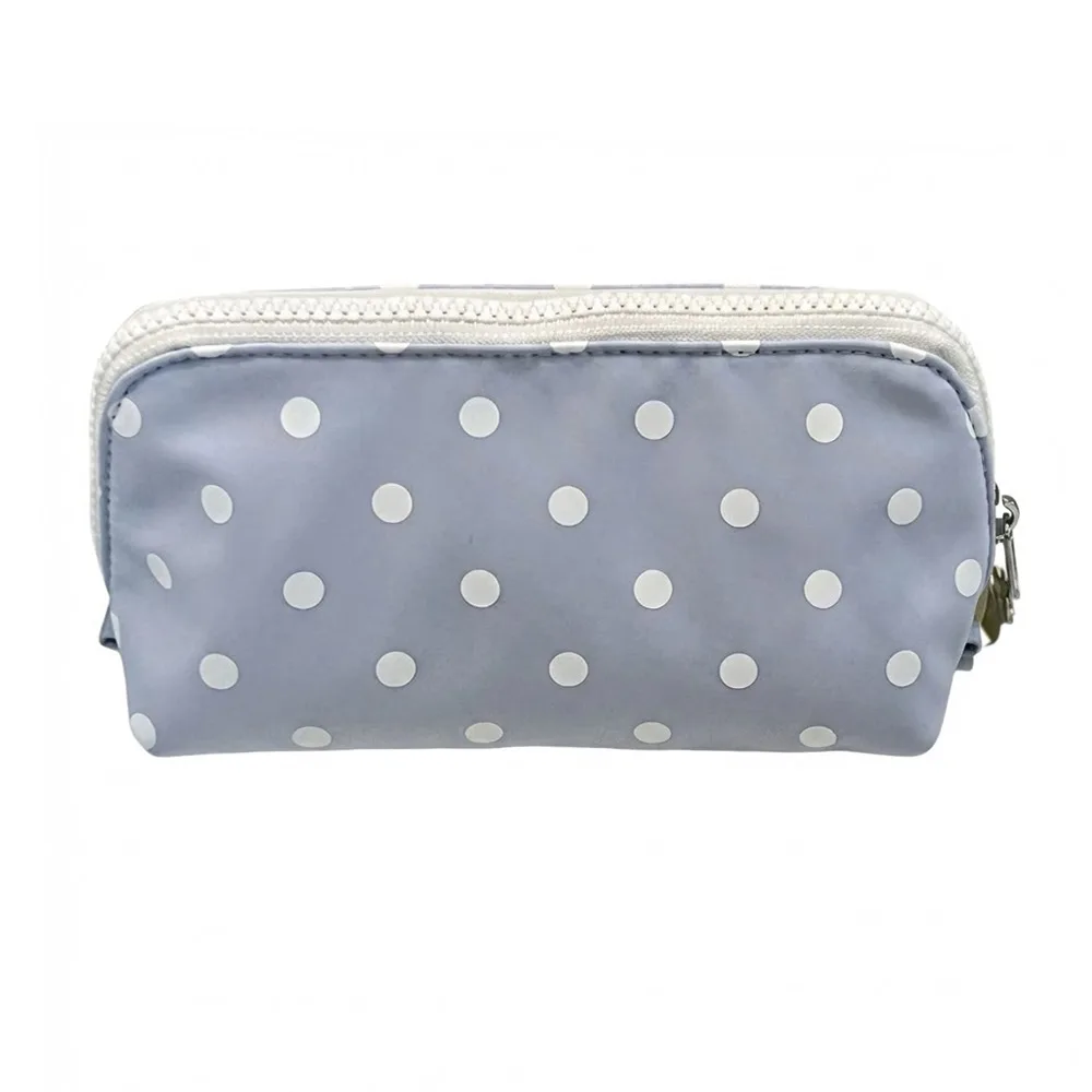 

High Quality Polka Dot Design Pencil Case Large Opening Large Capacity Stationery Pouch Stationery Storage Bag Back To School