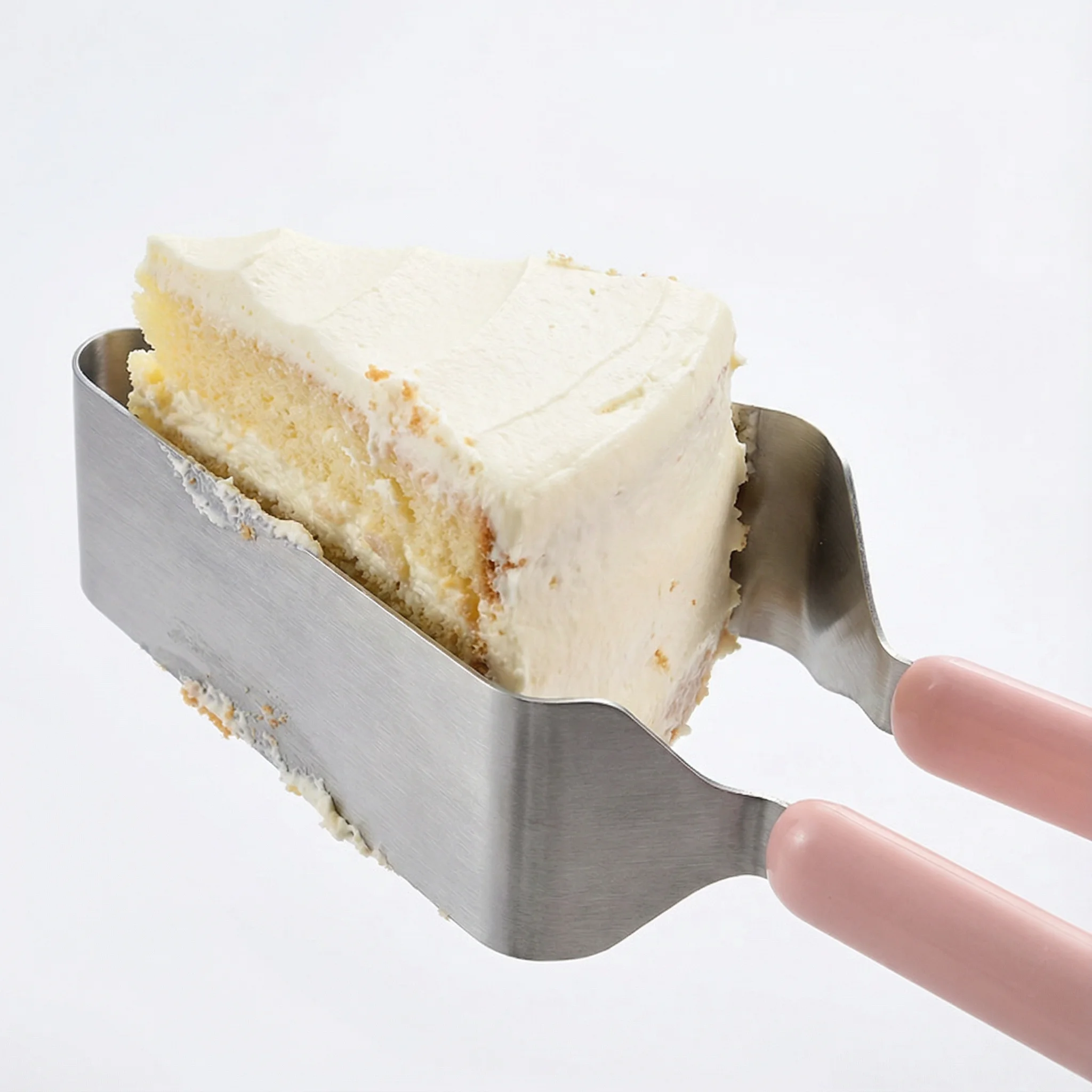 Cortador de Pastel de Acero Inoxidable de Grado Alimenticio para el Hogar - Cuchillo Dentado de Una Pieza, Práctico Utensilio para Cortar Pasteles y Pizzas