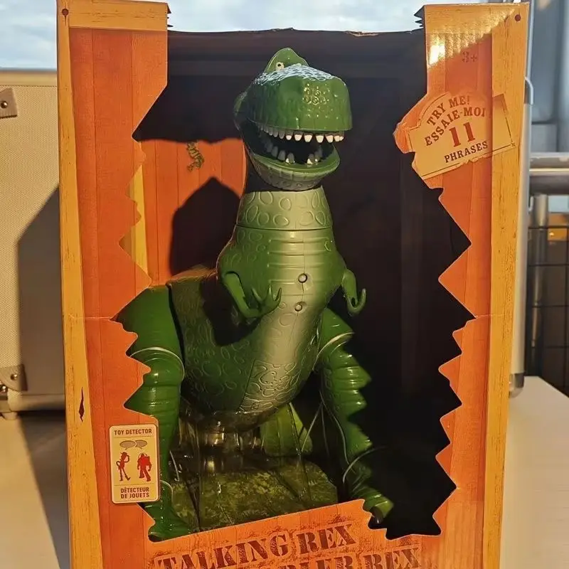 

Disney Pixar Toy Story Rex Deluxe Edition Voice Movable Action Figures Model Doll Children Room Decor Collectible Boy Toy Gifts