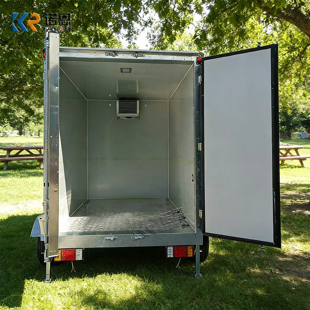 

High Efficiency Refrigerated Truck Durable Reefer Truck Smooth Cold Chain Freezer Trailer Transport Unit For Commercial Use