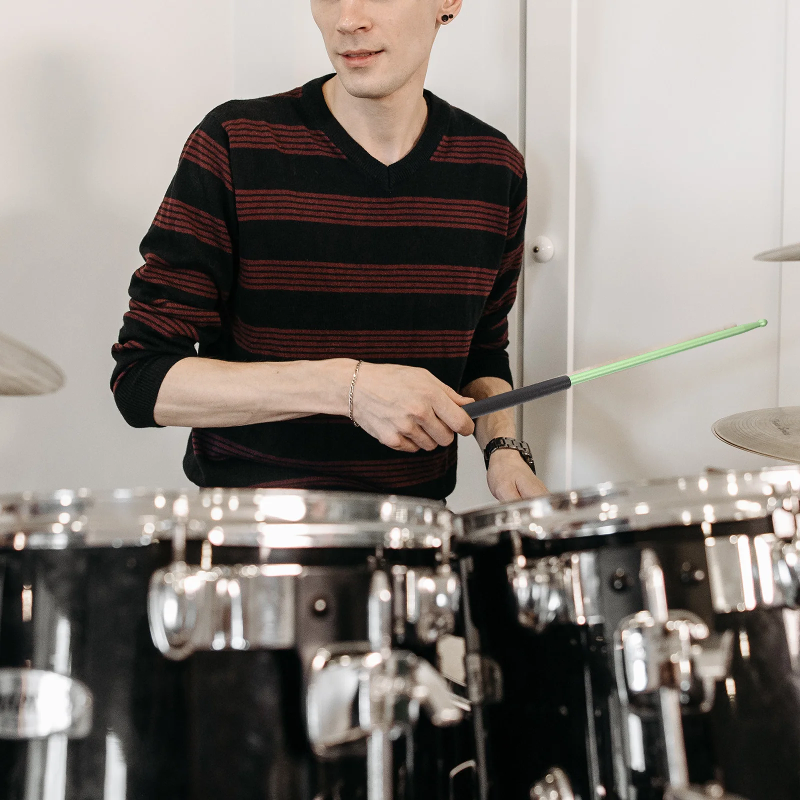 

Aluminum Alloy Drum Rods Percussion Stick Drumstick Music Drumsticks Accessories Mallets Accessory